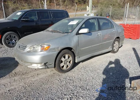2003 Toyota Corolla S из США, поврежденный, VIN 1NXBR32E73Z106799